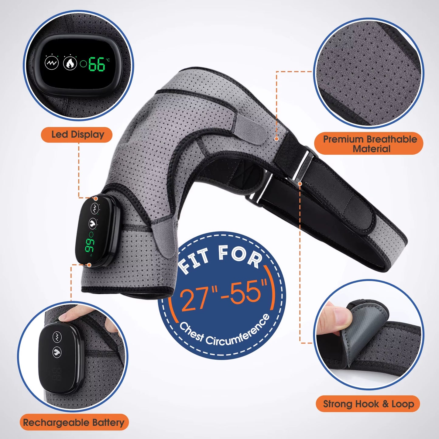 TIRAMSON® SmartRelief – מכשיר עיסוי ותרפיית חום מתקדם